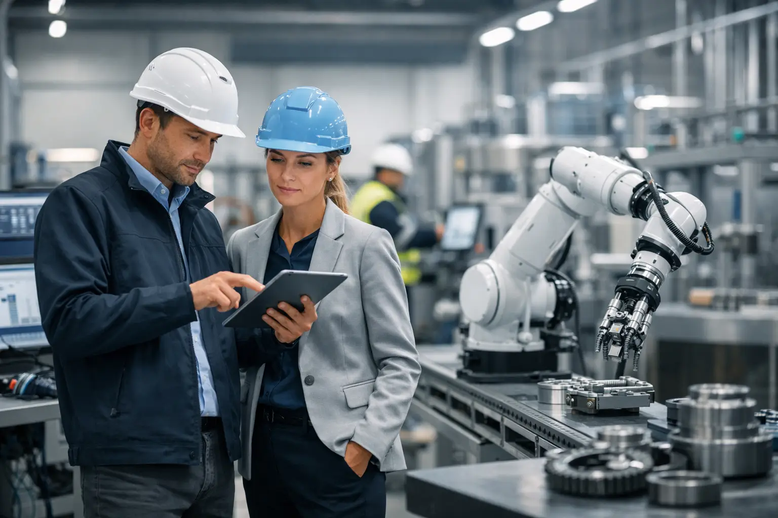 Automação industrial integrada com PLC e IHM